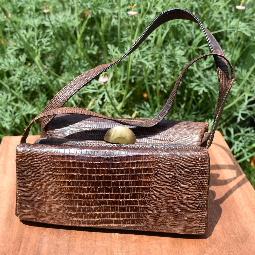 Vintage reptile purse